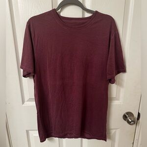 lululemon Fundamental T Shirt Breeze Dye Vintage Plum